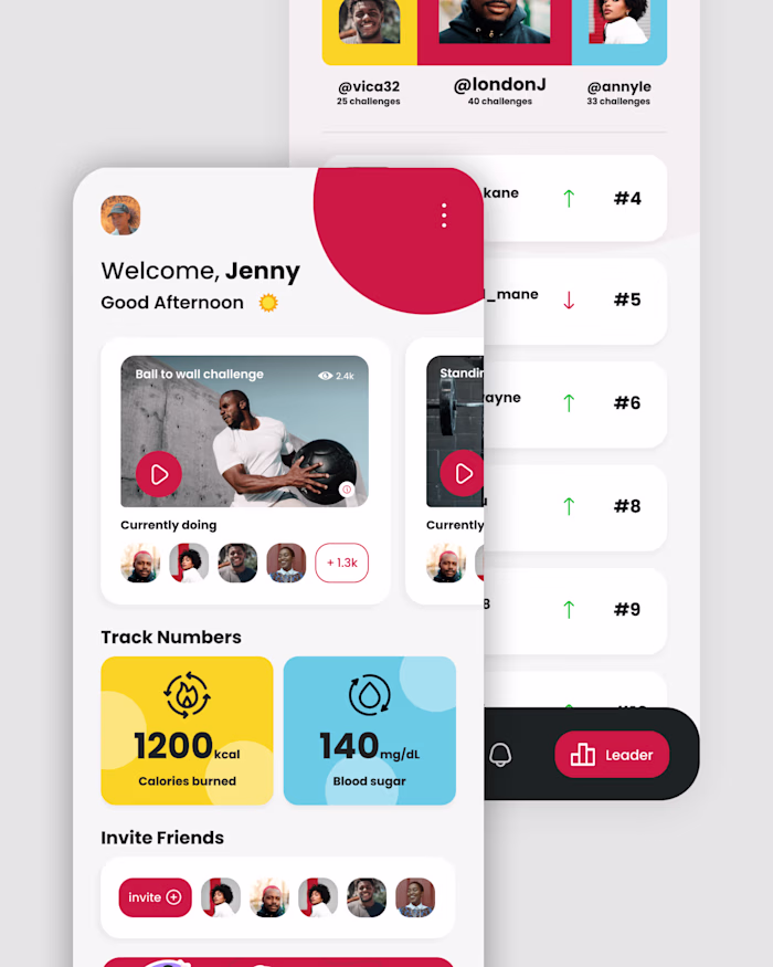 Leaderboard UI Design - 019