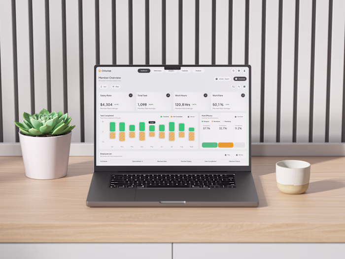 Ottorize - CRM Dashboard