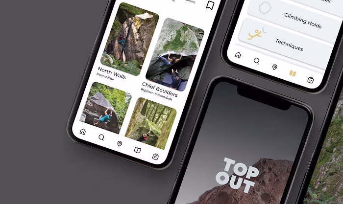 Top Out - App Design + Case Study on Behance