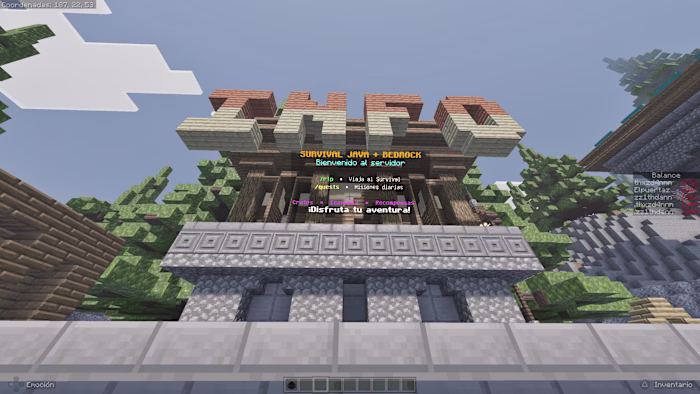 I can also create Minecraft