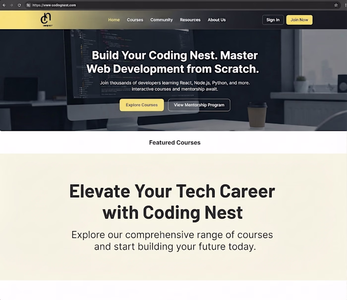 Coding Nest is a solid