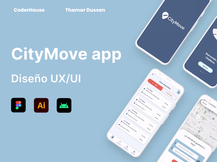 CityMove App | UX/UI project on Behance