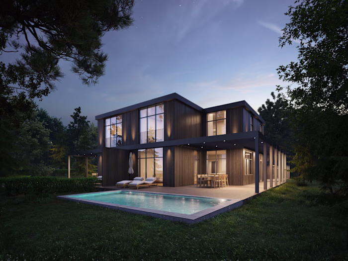 Swedish Cottage Community | Exterior & Interior CGI