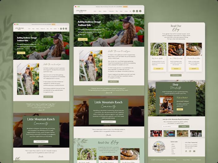 Kajabi website design and Online