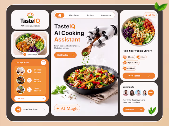 TasteIQ – AI Cooking Assistant