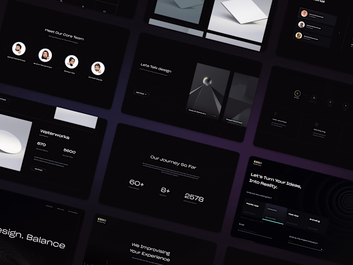 A Luxury Design Agency Website