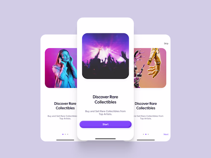 Onboarding screen / UI Design