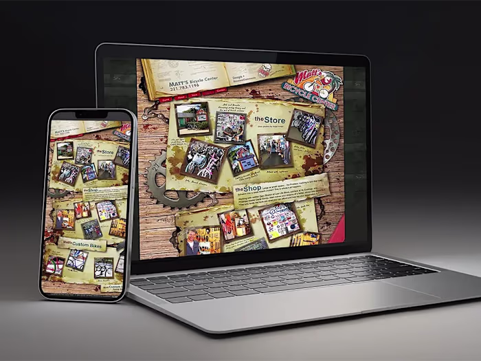 MATT'S BICYCLE CENTER | 2003 | Expression Engine CMS, Web Design