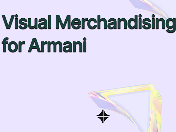 Visual Merchandising for Armani