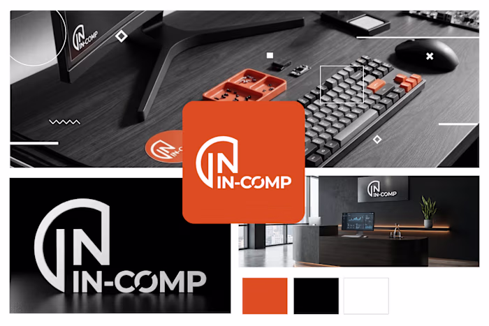 Brand identity created for In-Comp,