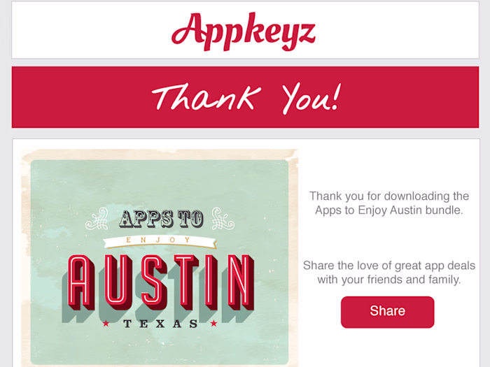 Email template