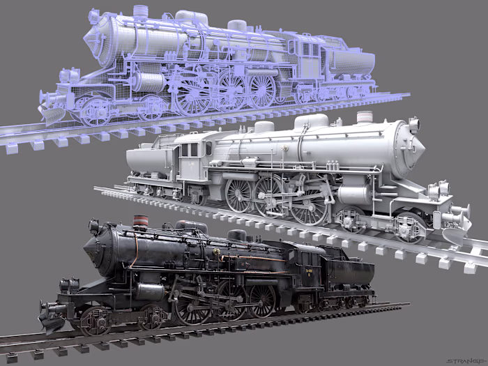 Steam Locomotive E991