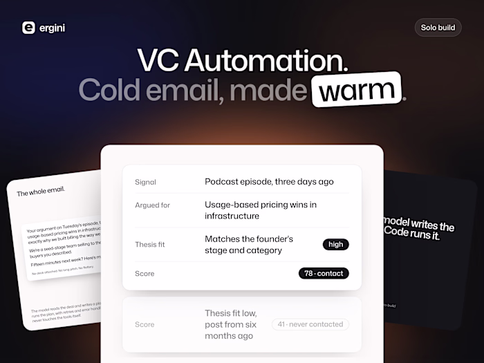 VC Automation - AI research and outreach for fundraising