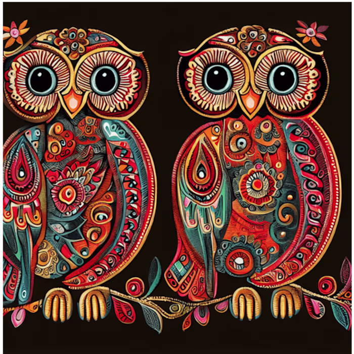 Traditional Indian folk art