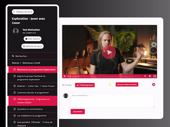 Interactive SaaS Learning Dashboard