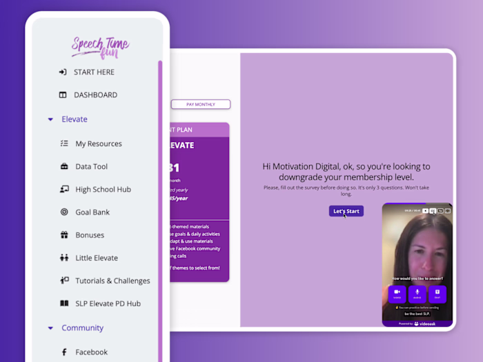 Custom Learning Dashboard for Membership Platforms