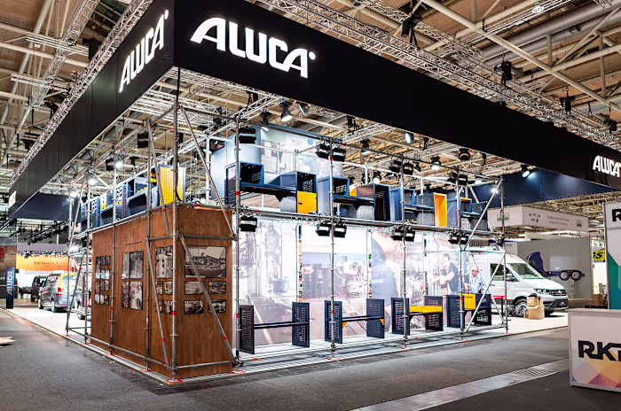 Aluca Fair Booth • KLARDENKER