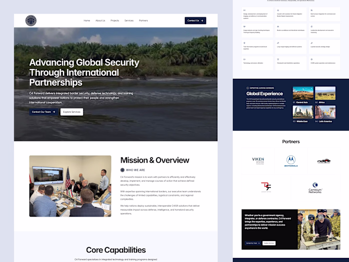 C4 Forward: Framer Development, Border Security Firm