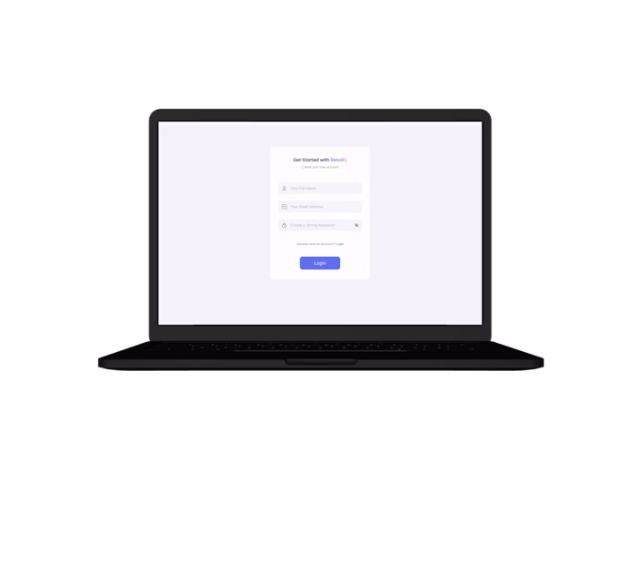 RetailIQ – Retail Management Dashboard Design