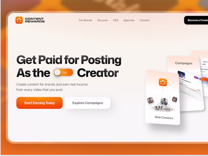 Content Rewards | Website Design