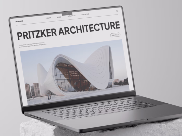 Zaha Hadid: A Visionary Architecture Portfolio in Minimalist Web