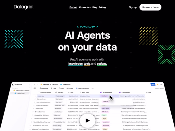 Datagrid Website