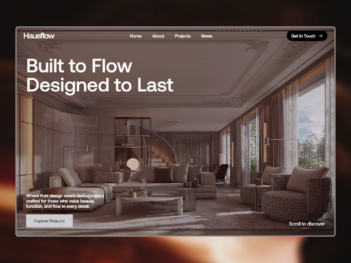 Header Section WIP @framer