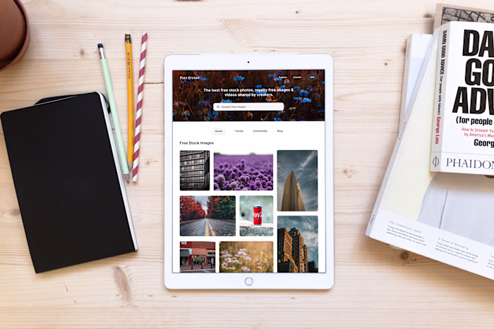 Pixy Studio - home page UI design