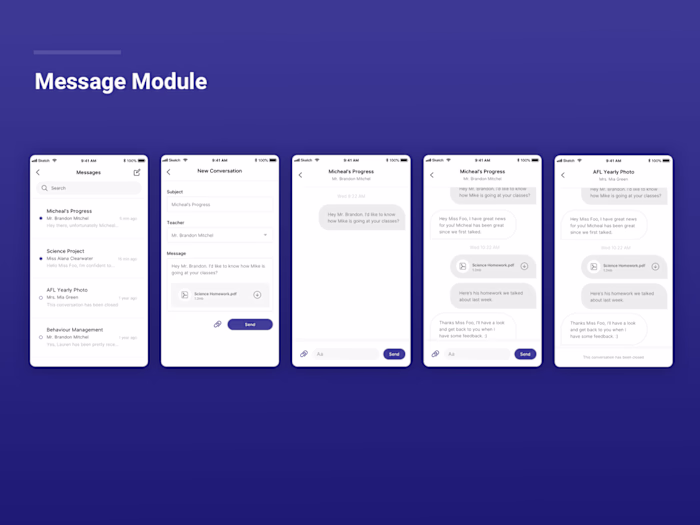 UX UI design for app integration