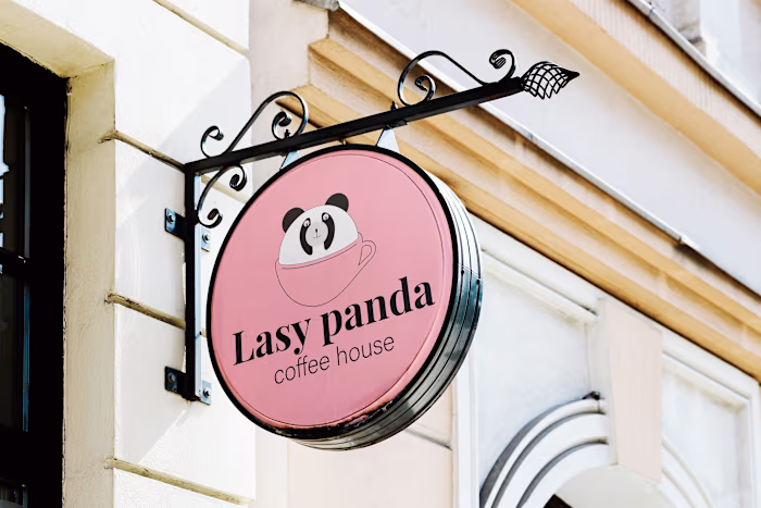 Lasy Panda Cafe| Brand Design 