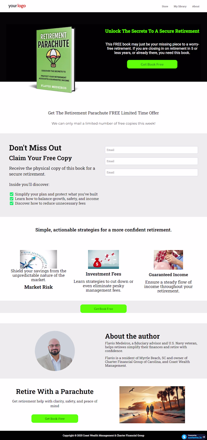 Built a lead generation funnel