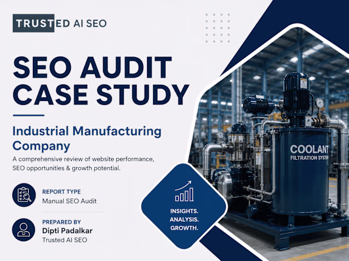 SEO Audit Case Study – Industrial Manufacturing Company