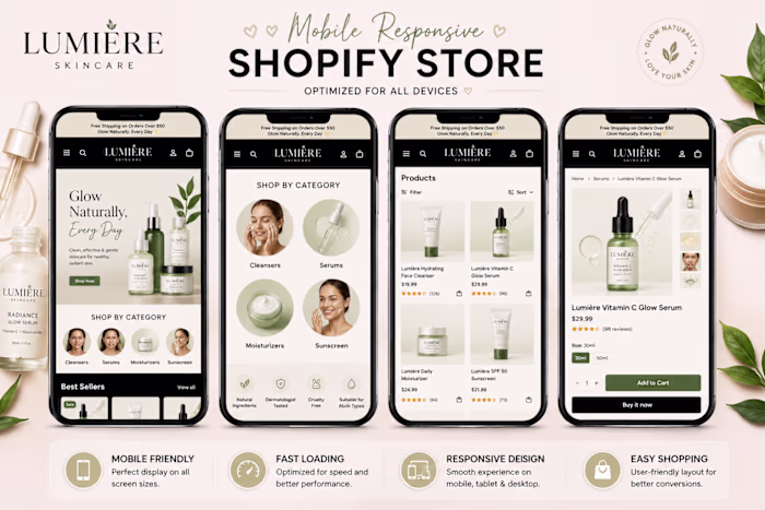 Lumiere — Skincare Shopify Store