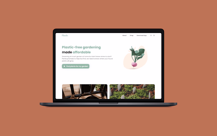 Plastic-free Gardening Store: Planté