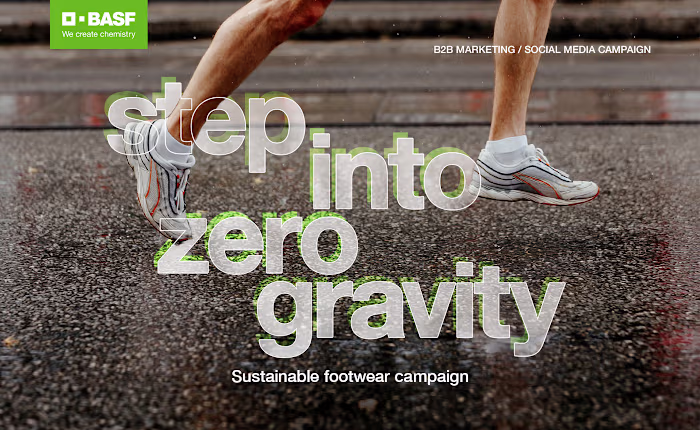 BASF sustainable footwear campaign