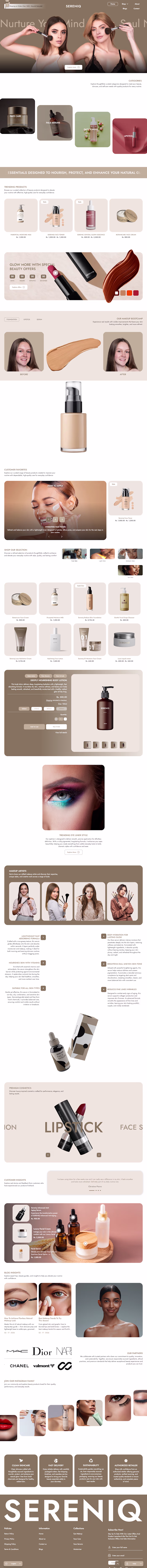 SHOPIFY WEBSITE DESIGN