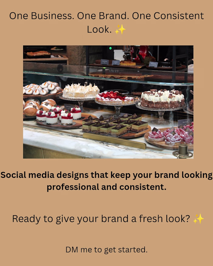 Canva designs for social media, flyers, posters, and menus