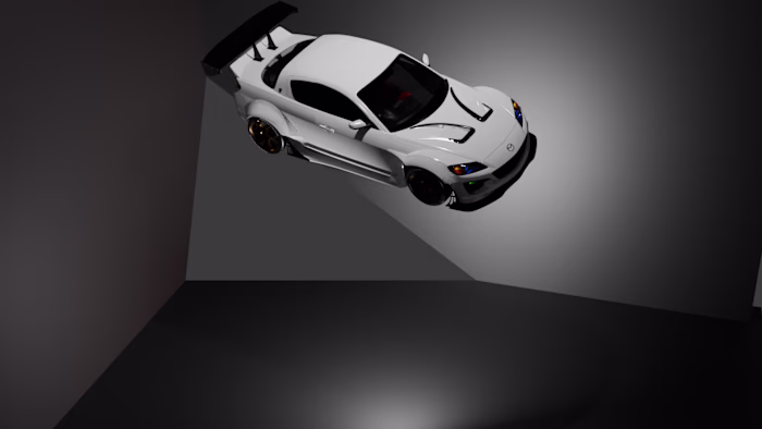 Mazda Rx-8. 4k rendered.