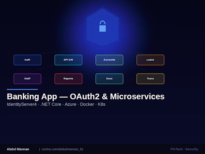 Banking App — OAuth2 & Microservices Migration