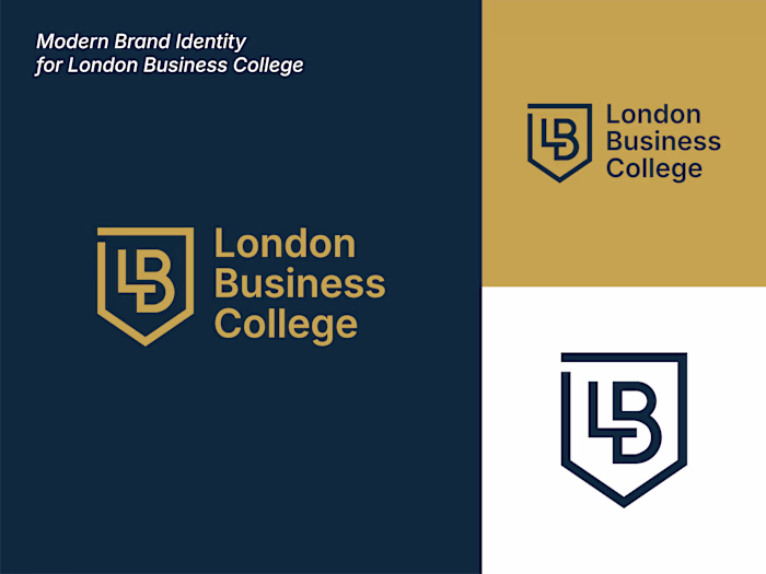 A modern brand identity concept