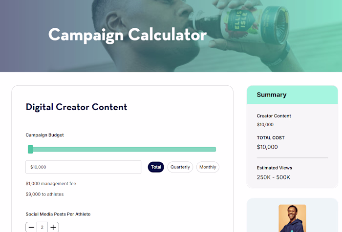 Athlytic Campaign Calculator