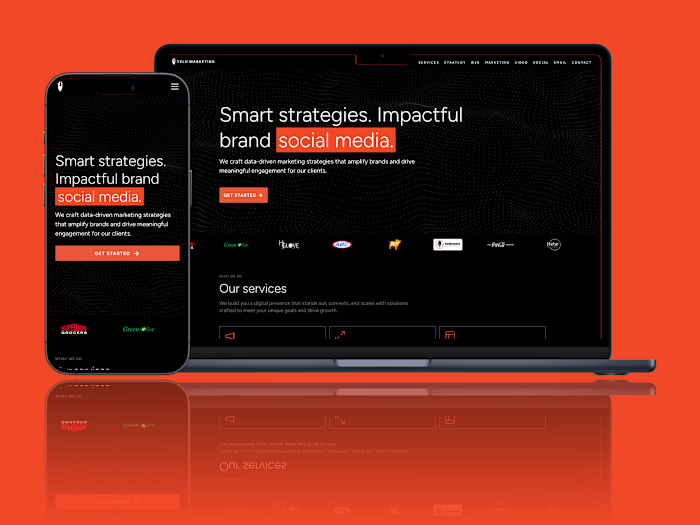 Redesign and custom website for a Los Angeles agency.