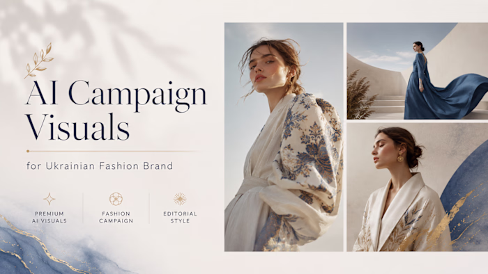 AI Campaign Visuals for Ukrainian Fashion Brand