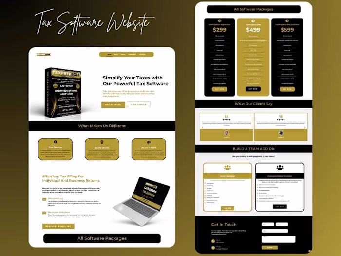 Tax Software Website