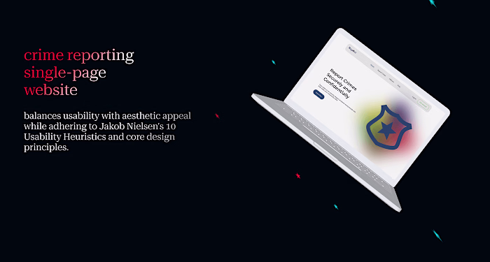 Crime Reporting Single Page-Simple & User Friendly