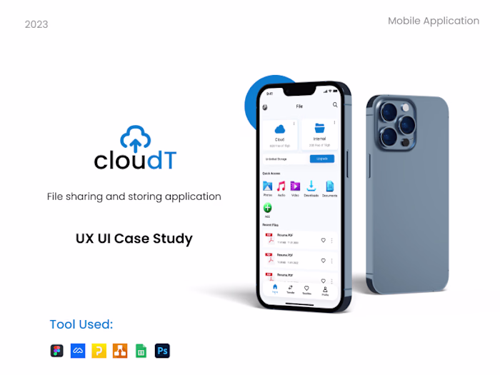 CloudT - UX UI Case Study on Behance