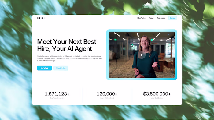 HOAi | Website Design/Dev Sprint