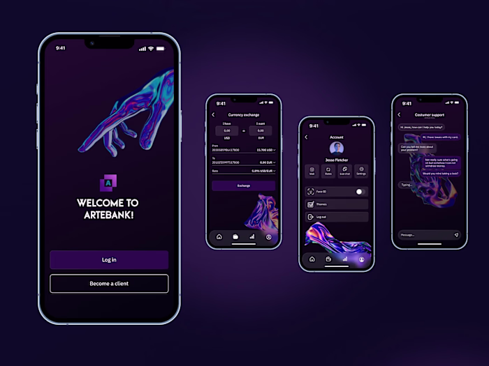 Mobile banking | App design