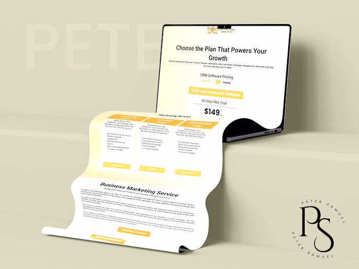 Digital Lead Marketing Pricing Page