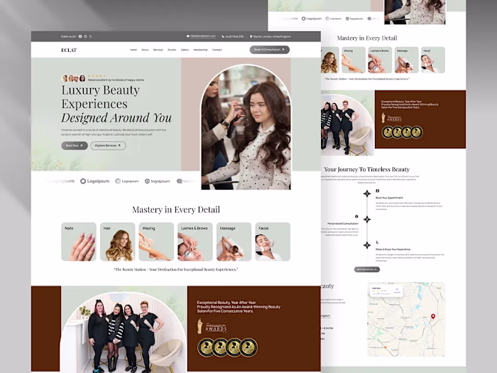 ECLAT – Luxury Beauty & Salon Experience Platform